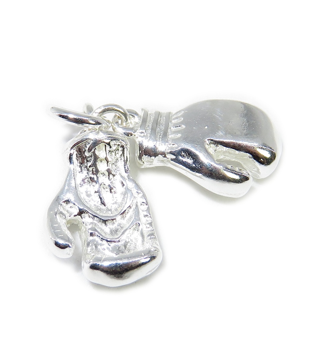 Silver boxing glove on sale charm