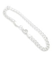 Apx 7 Pulgadas de plata esterlina Brazalete de eslabones dobles .925 x 1 --SFP