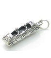 Log Ride Flume Sterling Silber Charm .925 x 1 Themenpark Fahrgeschäfte Charms – SFP