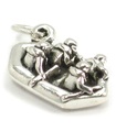 River Rapids Raft sterling silver charm .925 x 1 Forsränning -SFP