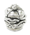 Hamburger charm i sterling silver .925 x 1 Beefburger Burger charms --SFP