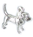 Charm perro Beagle en plata .925 x 1 Charms Perros Beagles --SFP