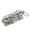 Time Bomb Dynamite sterling silver charm .925 x 1 Explosive charms --SFP