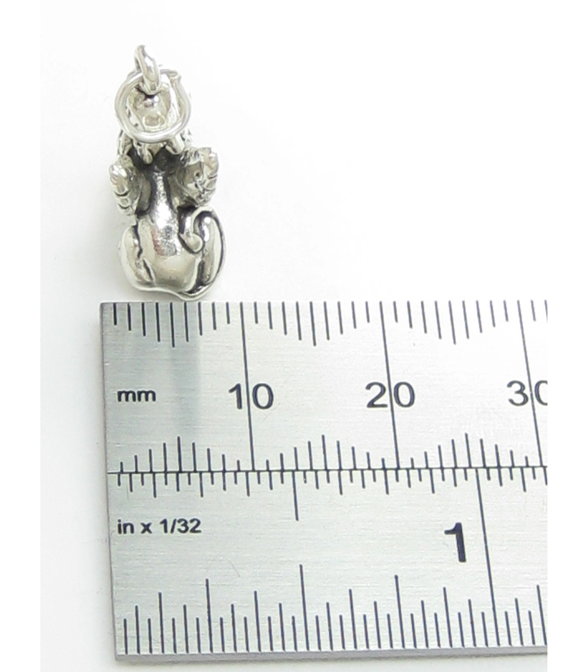 Sterling Silver Dragon Charm, Griffin Charm, Gryphon Jewelry