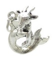 Goat - Ram sterling silver charm .925 x 1 Capricorn Zodiac Goats charms --SFP