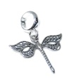 Breloque perle en argent sterling libellule .925 x 1 Breloques insectes et libellules