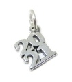 2021 Jahr Sterling Silber Charm .925 x 1 Jahre Abschluss Geburtstag Charms