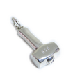 Mallet Klumpenhammer Sterling Silber Charm .925 x 1 Mallets and Hammers Charms