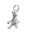 Srebrna zawieszka Bear Walking .925 x 1 Charms Niedźwiedzie Rupert