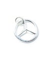 Insigne de voiture charme en argent sterling .925 x 1 Merc Cars Badges charmes