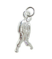 Charm in argento sterling zombi .925 x 1 ciondoli zombi non morti di Halloween