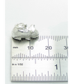 Ciondolo in argento sterling cavia .925 x 1 Ciondoli per animali domestici porcellini d'India