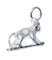 Monkey on branch sterling silver charm .925 x 1 Climbing Monkeys charms