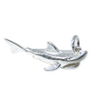 Charm de plata de ley con forma de tiburón .925 x 1 Big Fish & Sharks charms