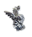 Gargoyle fascino in argento sterling .925 x 1 Gargoyles Mostri fascino