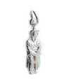 Welsh Lady sterling silver charm .925 x 1 Wales Female charms