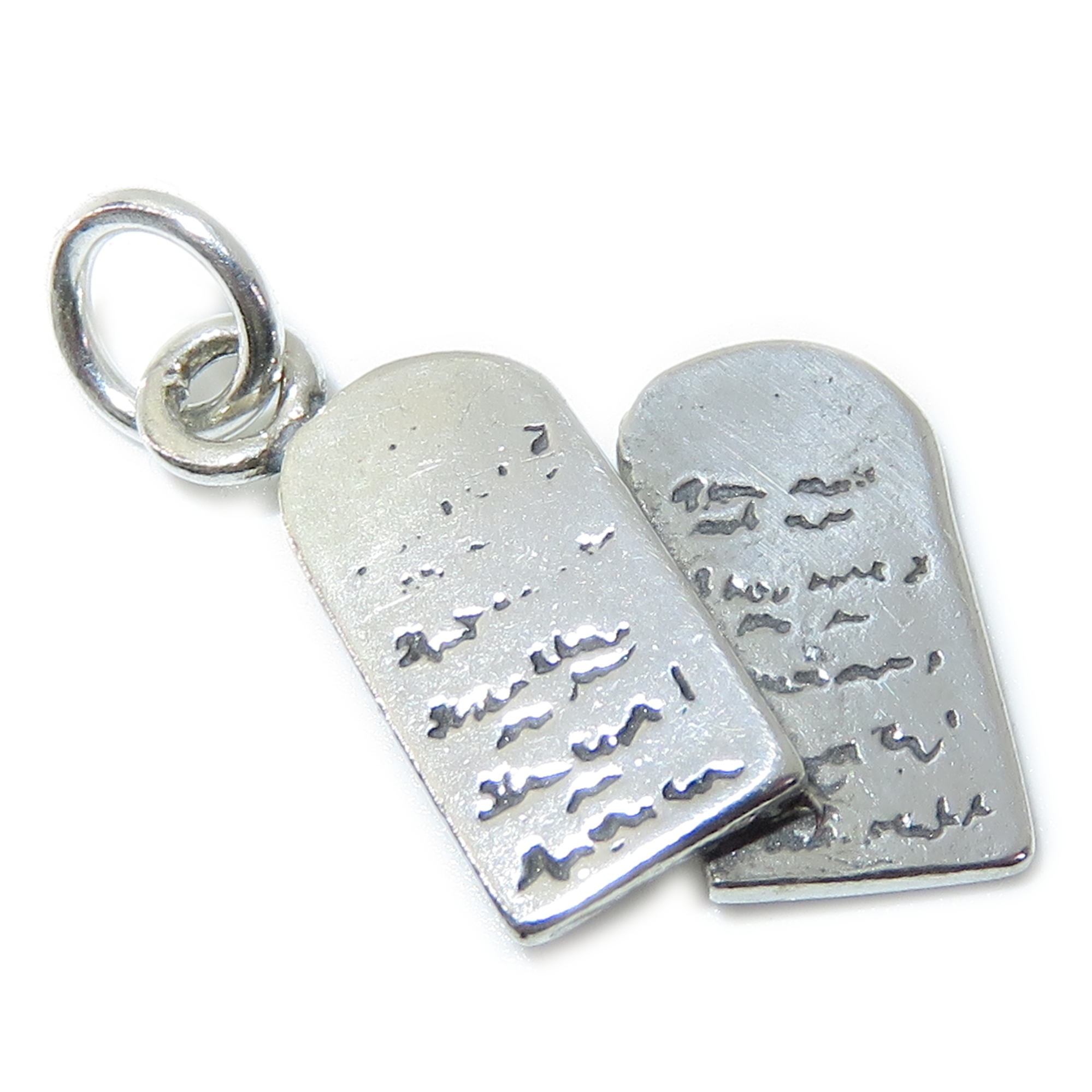 Holy Tablets Ten Commandments sterling silver charm .925 x 1 Bible charms