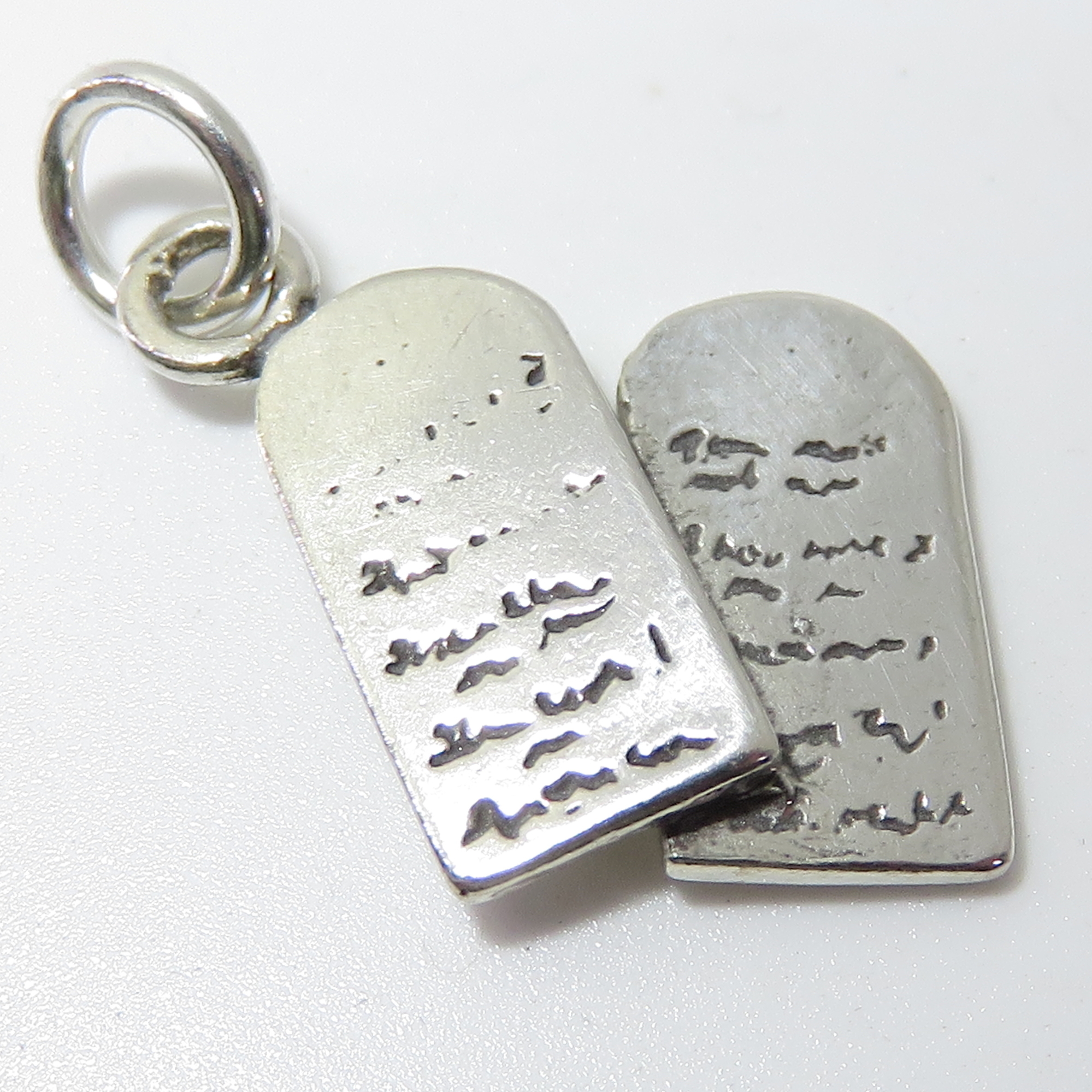 Holy Tablets Ten Commandments sterling silver charm .925 x 1 Bible charms