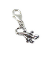 Gecko Eidechse TINY Sterling Silber Clip Charm TINY .925 x 1 Charms