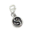 Yin Yang Diminuto dije de clip de plata esterlina .925 x 1 Ying Peace Calm charms