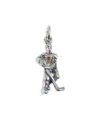 Ice Hockey player sterling silver charm .925 x 1 Sport & Hockey charms