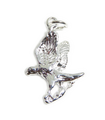 Breloque Aigle en argent sterling .925 x 1 Breloque Oiseaux et Aigles