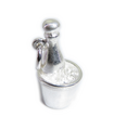 Champagne i Ice Bucket sterling silver charm .925 x 1 Celebration charms