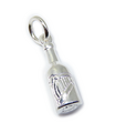 Bottiglia di birra Guinness in argento sterling .925 x 1 Ciondoli da bere e bevande