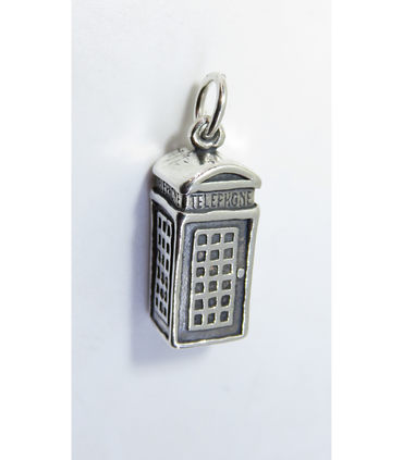 Phone Box sterling silver charm .925 x 1 Phones Booth