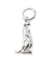 Ciondolo Meerkat SMALL in argento sterling .925 x 1 Ciondoli Meerkats Meercat