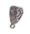 Bail sterling silver - Make a charm into a pendant .925 x 1 Pendants Bails