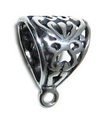 Bail en argent sterling - Transformez une breloque en pendentif .925 x 1 Pendentifs Bails