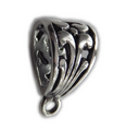 Bail sterling silver - Make a charm into a pendant .925 x 1 Pendants Bails