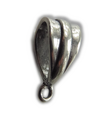 Bail sterling silver - Make a charm into a pendant .925 x 1 Pendants Bails