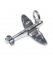 Breloque en argent sterling avion Spitfire .925 x 1 breloques avions avions Spitfires