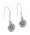 Poppy earrings 925 x 1 pair sterling silver TINY Poppys drops