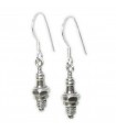 Spark Plug sterling silver drop earrings .925 x 1 pair plugs car parts drops