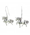 Unicorn sterling silver earrings .925 x 1 pair unicorns