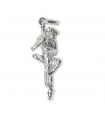 Scimmia che si arrampica fascino in argento sterling .925 x 1 Monkeys Monkies charms