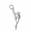 Topo su una spiga di grano ciondolo in argento sterling .925 x 1 Mices Mice charms