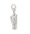 Breloque Saint Patrick en argent sterling .925 x 1 Pádraig Breloques Saints d'Irlande