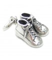 Bedel van sterlingzilver voor babyschoenen .925 x 1 Bedels voor babyschoenen