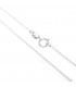 18 tum fin sterling silver kedja halsband .925 x 1 kedjor halsband