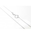 18 tum fin sterling silver kedja halsband .925 x 1 kedjor halsband