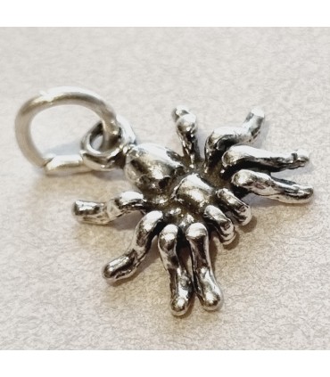 Spider Tarantula liten charm, 925 x 1 Spindlar