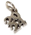 2024 année breloque en argent sterling .925 x 1 Années Graduation Birthday charms