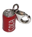 Cola Can charm i sterling silver .925 x 1 Drycker