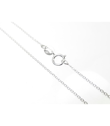 16 tums halsband i fint sterlingsilver. 925 x 1 kedjor