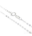 Collana a catena in argento sterling fine da 16 pollici, collane a catena .925 x 1