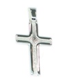 Colgante cruz de plata de ley .925 x 1 Colgantes de cruces santas